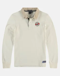 Gaastra Cayman Rugbyshirt Met Lange Mouwen|Heren Polo'S En T-Shirts