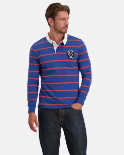 Gaastra Het Klassieke Gebreide Rugbyshirt Van 100% Katoen|Heren Polo'S En T-Shirts