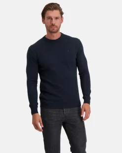 Gaastra Lichtgewicht Gebreide Schoener Crew Pullover|Heren Truien En Sweaters