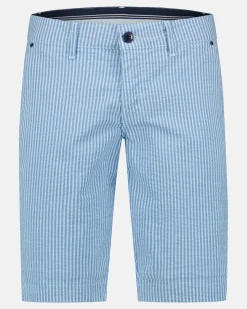 Gaastra Nantes Seersucker Bachelor Button|Heren Shorts En Broeken