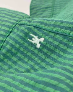 Gaastra Nantes Seersucker Island Green|Heren Shorts En Broeken