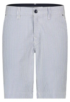 Gaastra Nantes Seersucker Navy|Heren Shorts En Broeken
