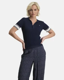 Gaastra Stijlvolle Gebreide Polo Kady|Dames Polo'S En T-Shirts