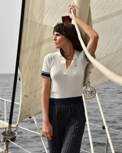 Gaastra Stijlvolle Gebreide Polo Kady|Dames Polo'S En T-Shirts