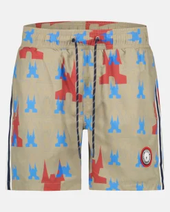 Gaastra Tahiti Zwembroek Met All-Over Print|Heren Zwemkleding